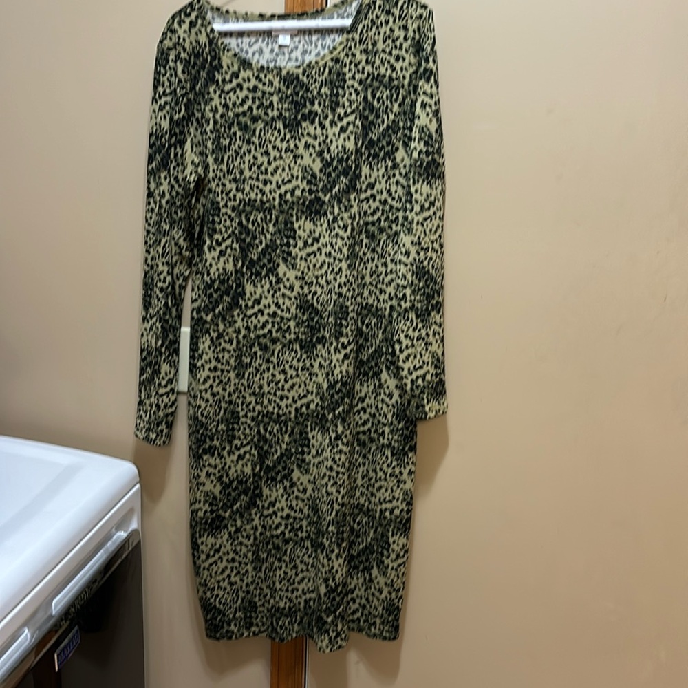 Long sleeve Lularoe dress